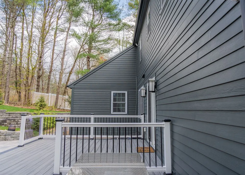 Golden Group Roofing exterior of home with james hardie siding.