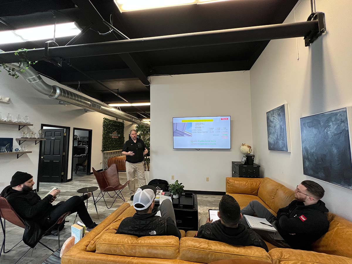 Golden Group Roofing - March 2023 blog post - Company Connect Night and company partnerships - team