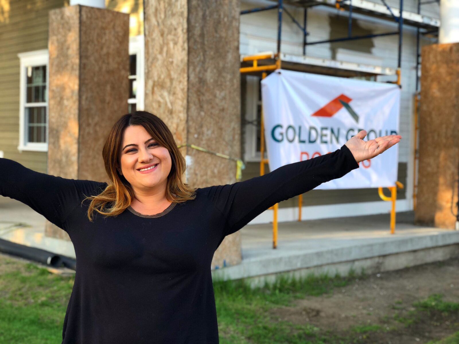 Golden Group roofing team