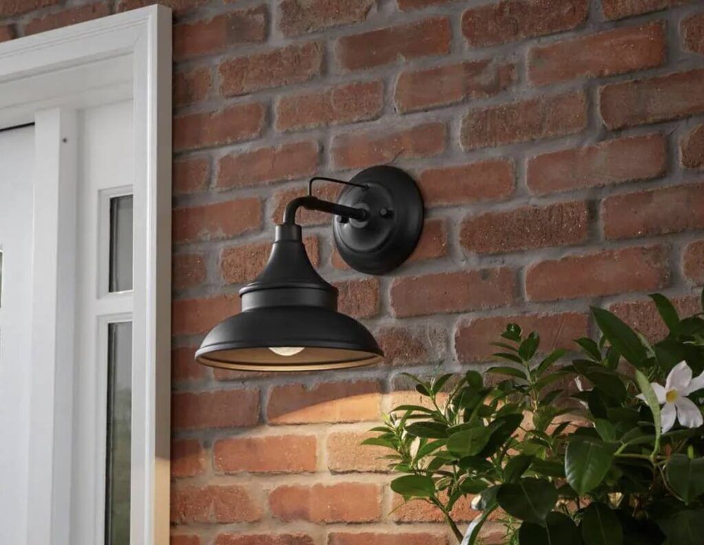 barn outdoor lights.