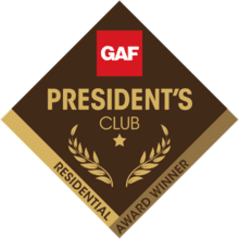 gaf-presidents-club-award logo